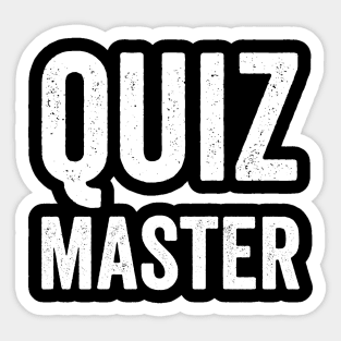 Virtual Pub Quiz - Quiz Master Sticker